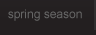 spring season button